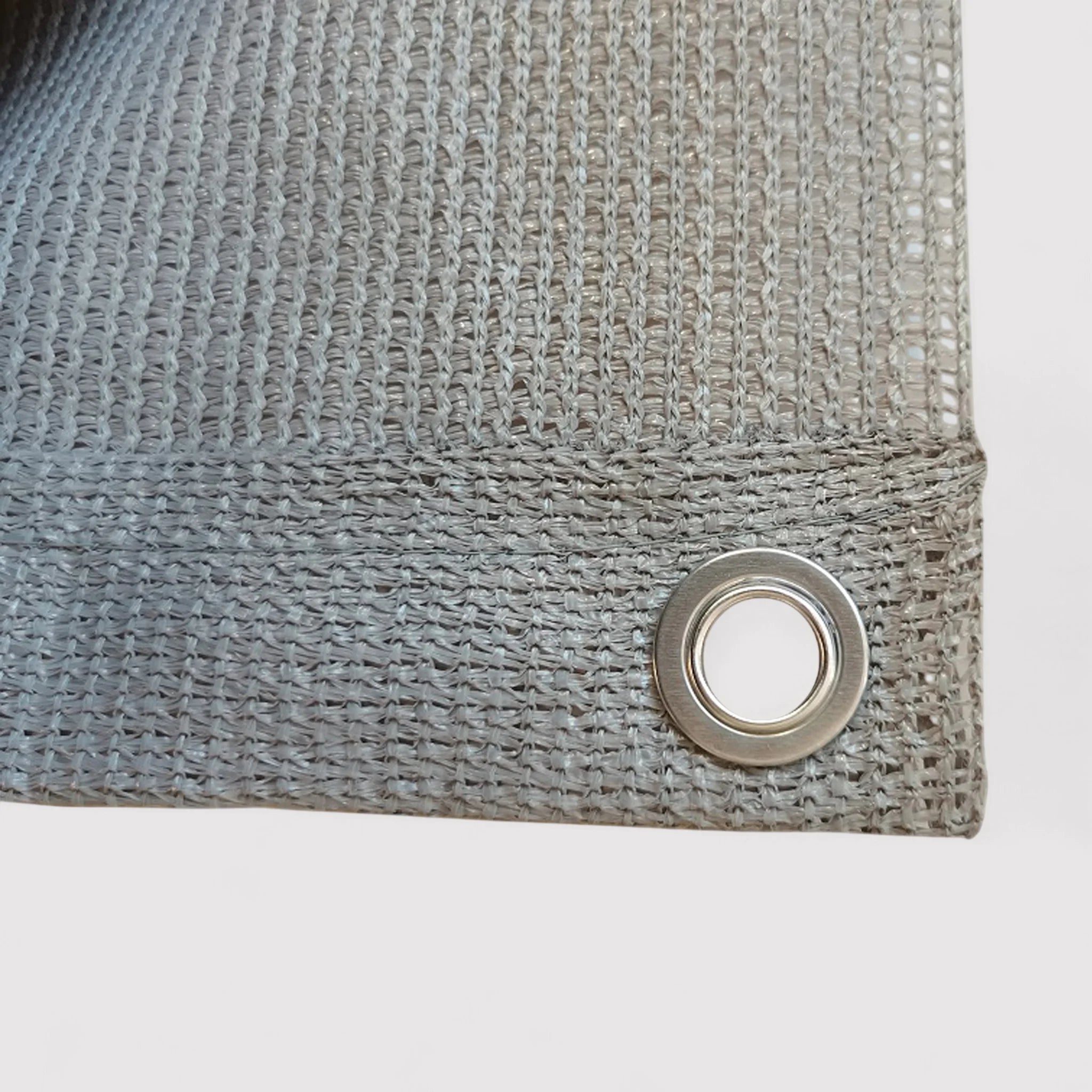 Typha - Telo frangivista grigio per ringhiera 90x500 cm