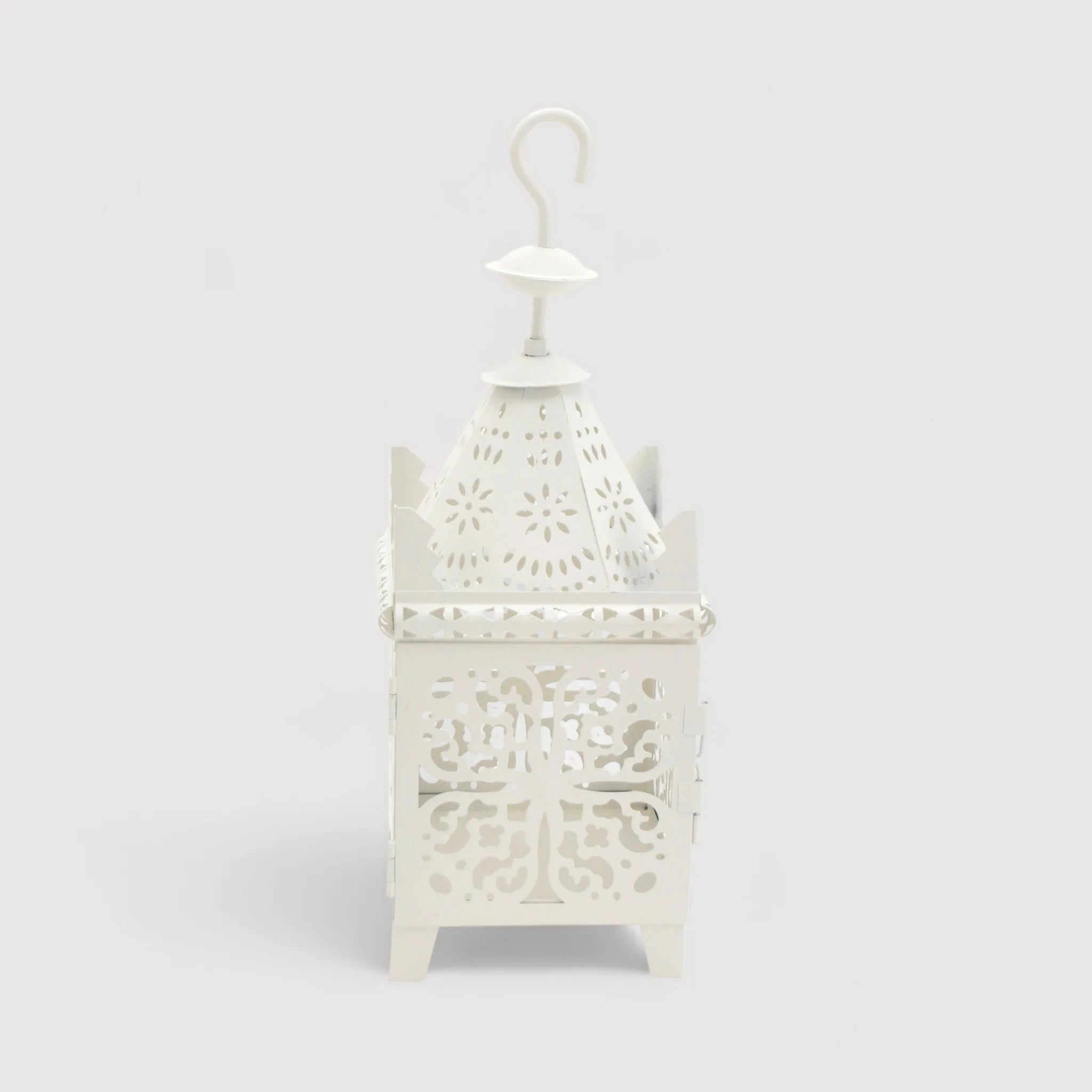 Islaya - Lanterna da appendere bianca in stile etnico