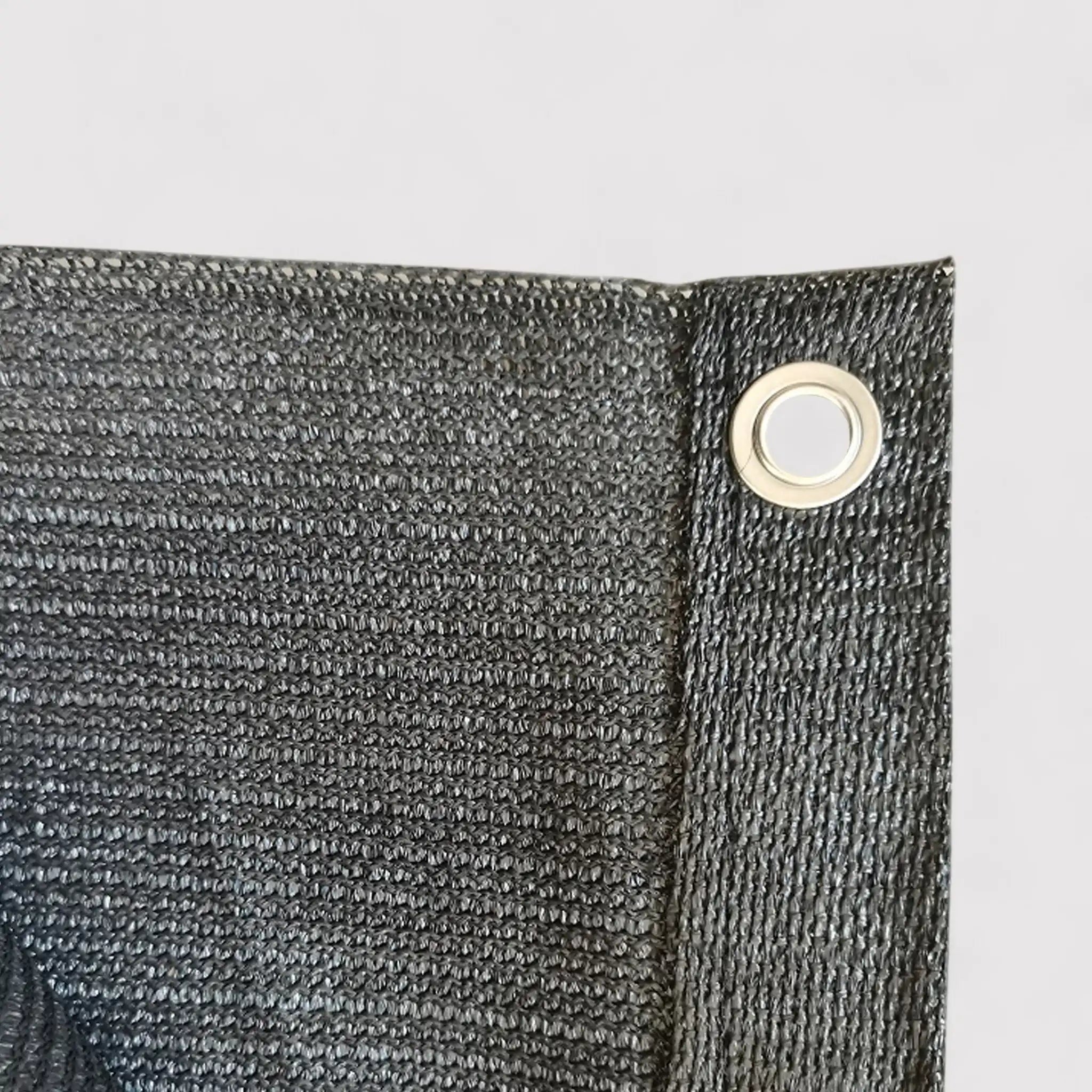 Aralia - Copri ringhiera grigio antracite per balcone o terrazzo 75x600 cm