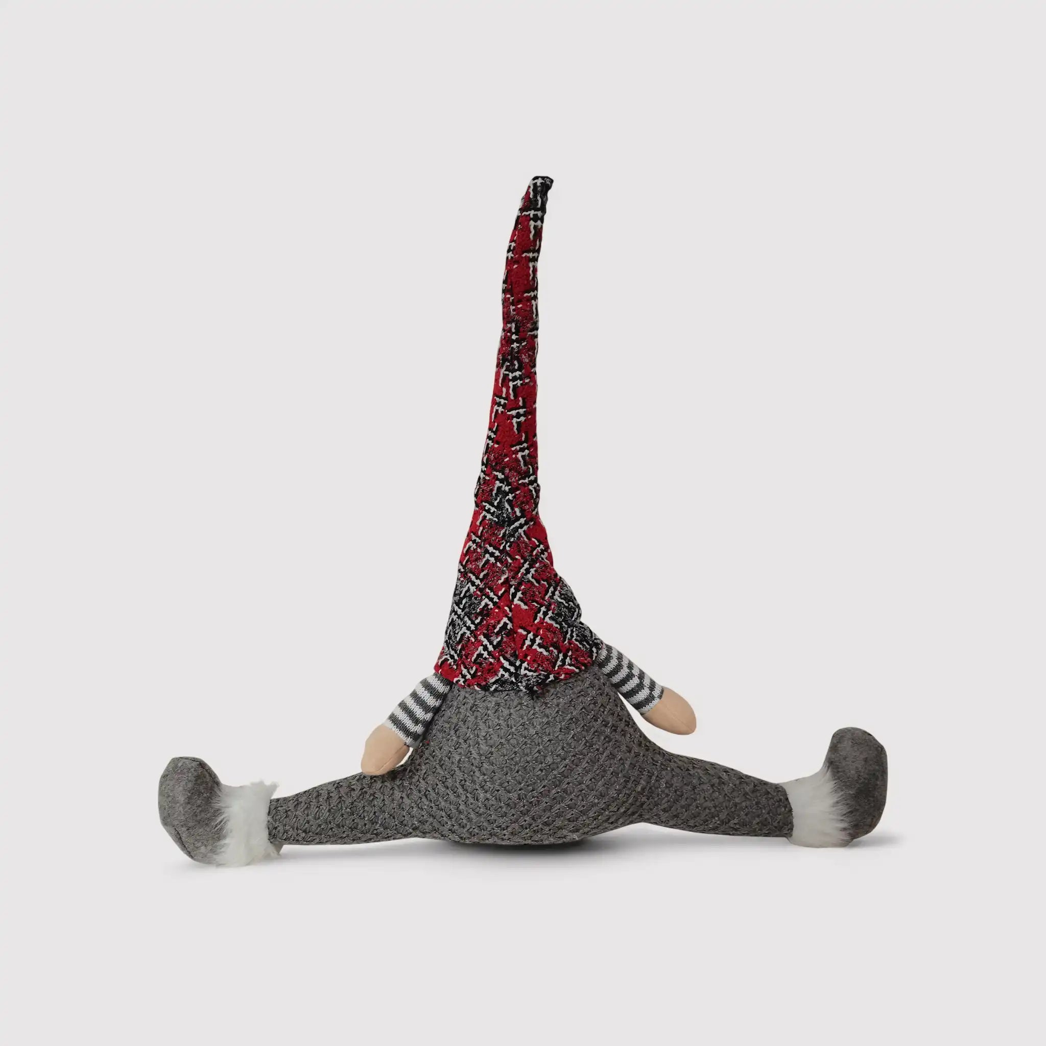 Folletto natalizio fermaporta in stile nordico