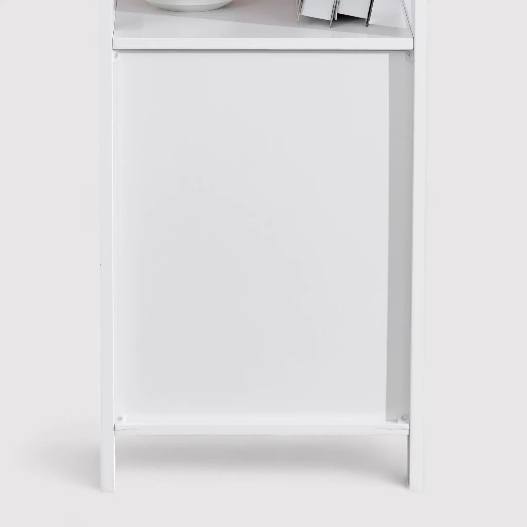 Carapa - Mobiletto a colonna per bagno con un'anta e un ripiano