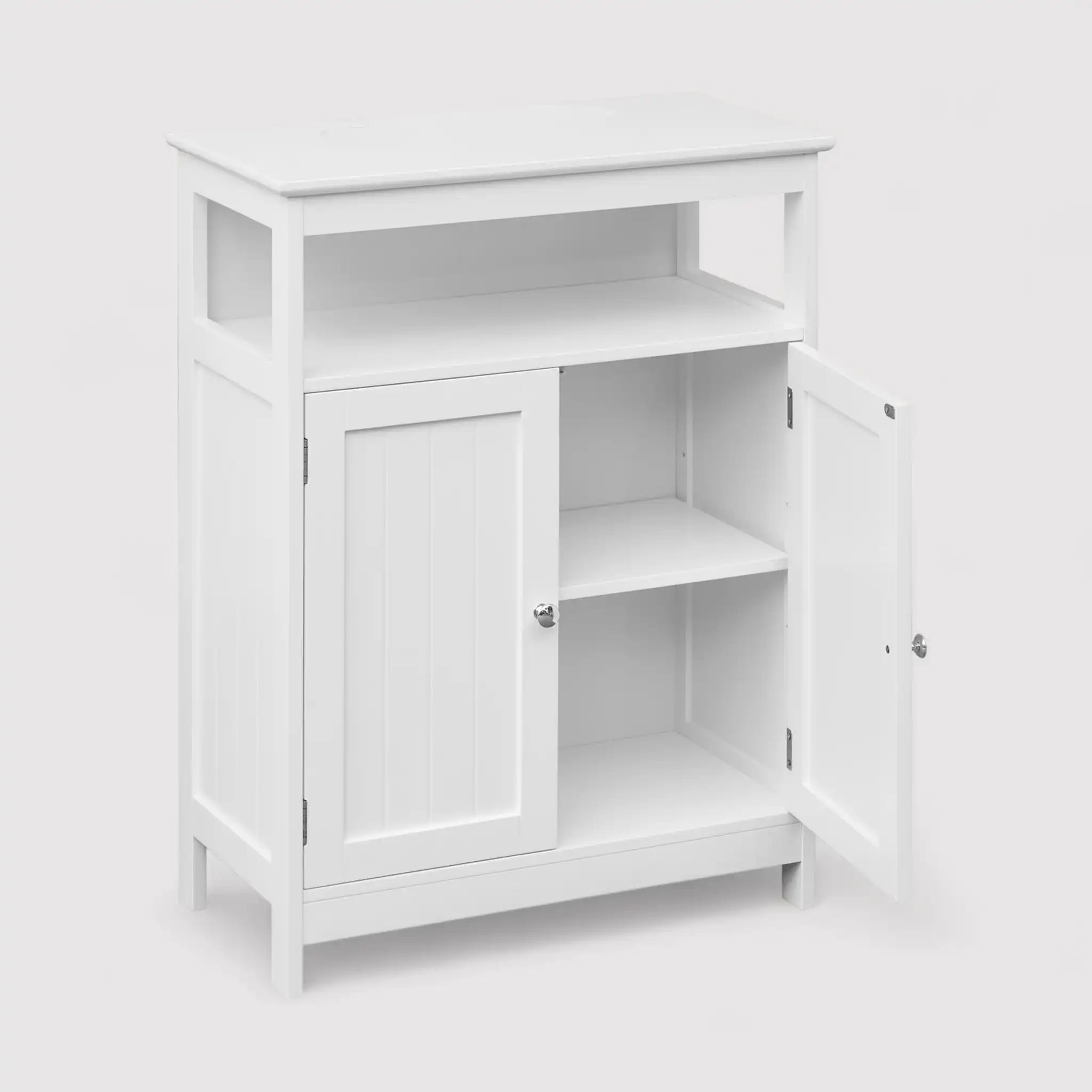 Murraya - Armadietto da bagno bianco con 2 ante