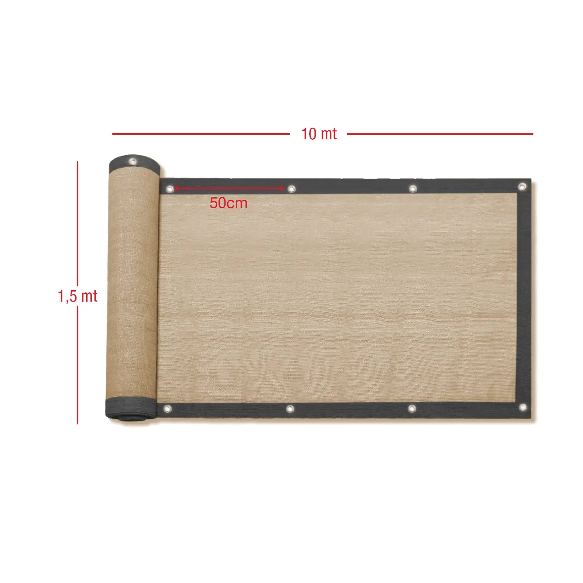 Pervinca - Frangivista da giardino beige