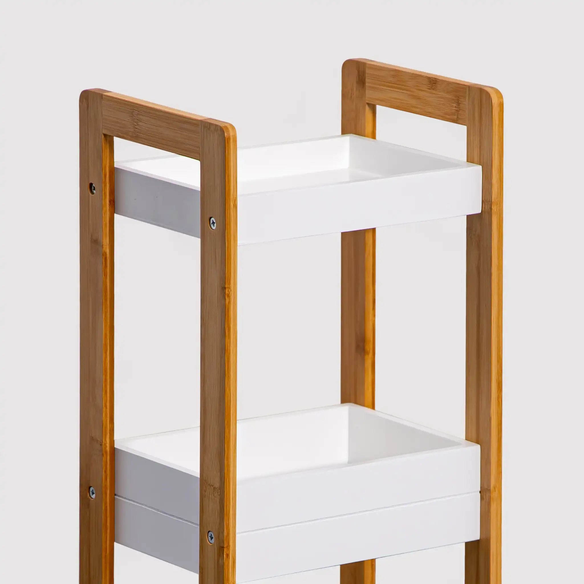 Agave - Scaffale salvaspazio con 3 ripiani per bagno o cucina