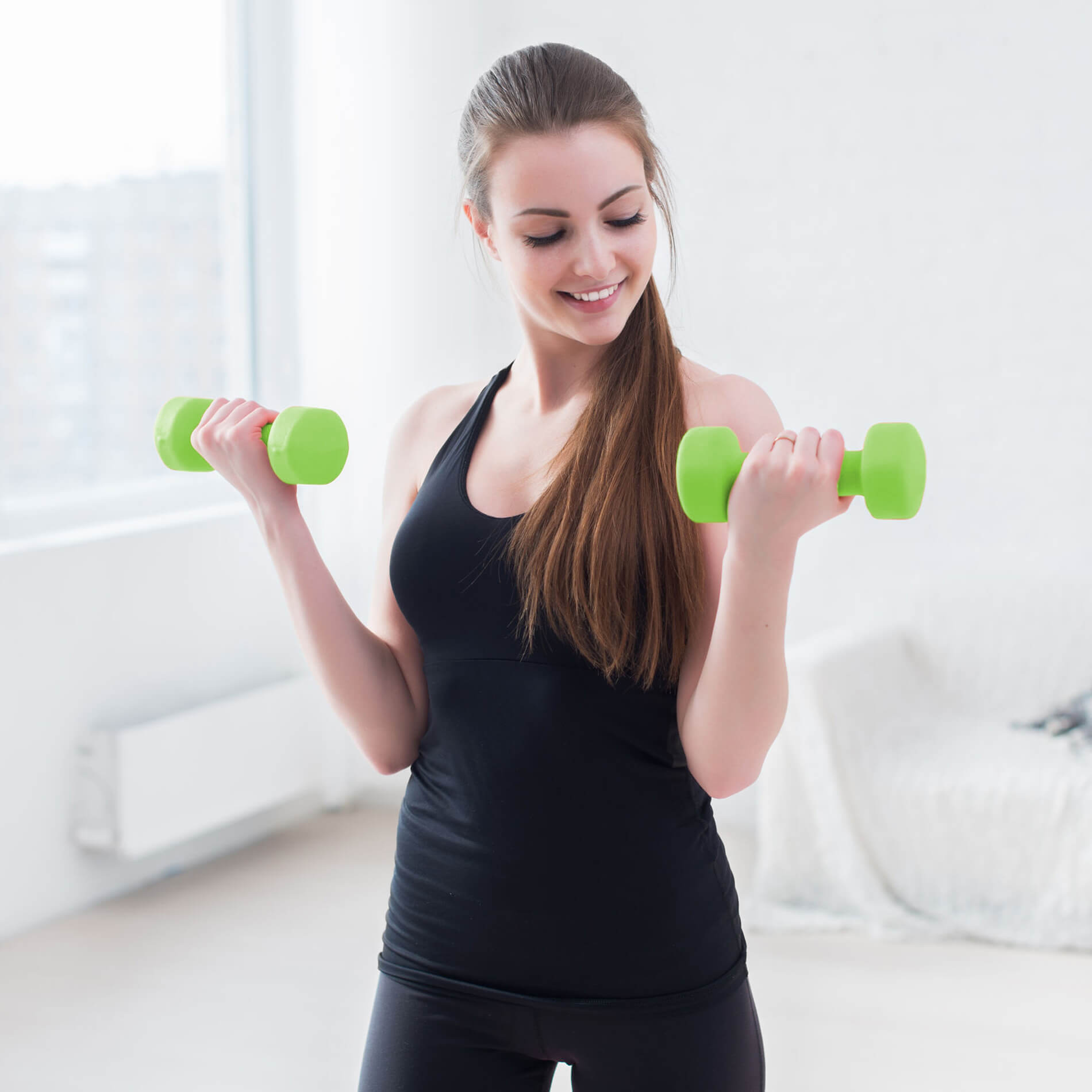 Haltères 2 kg pour l'entraînement musculaire