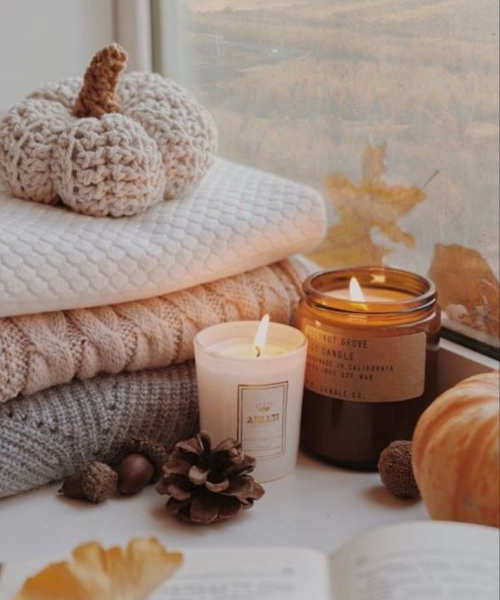 Abbellire casa in autunno con le candele