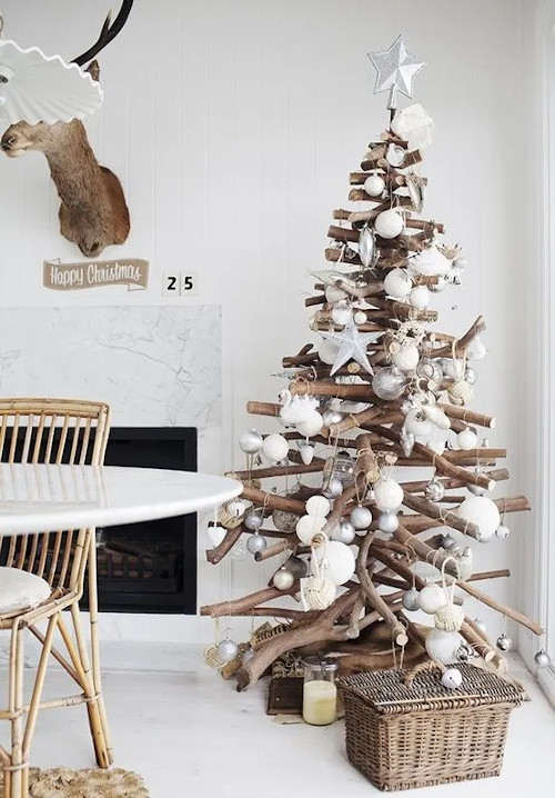 Addobbi per albero di Natale in stile nordico