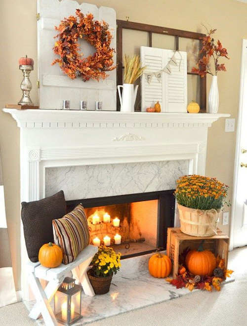 Come decorare casa in autunno con le candele