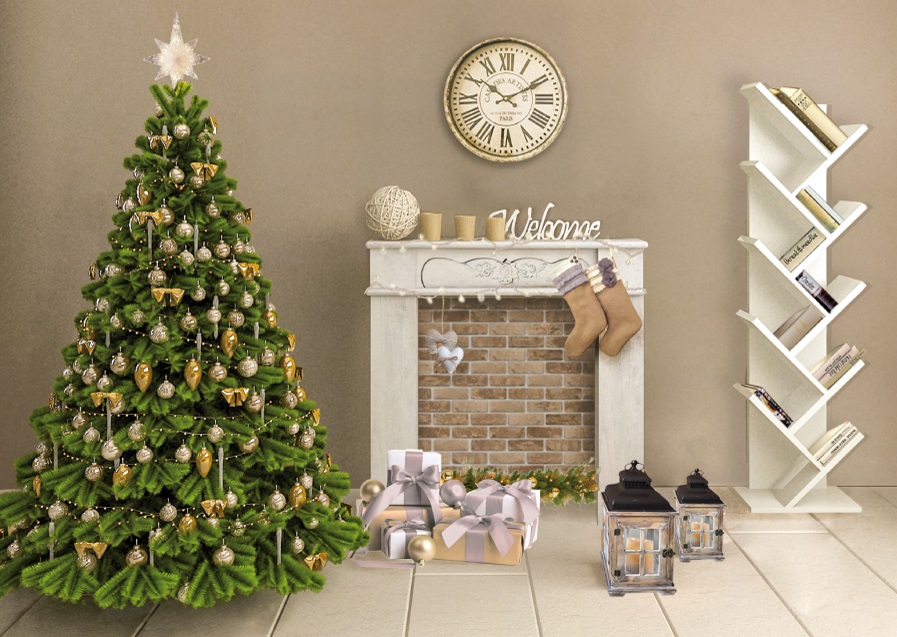 Shabby Chic Christmas How To Decorate Your Home For Christmas In White Taupe Rebecca Mobili