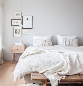 Natürlicher Komfort: das Schlafzimmer im nordischen Stil