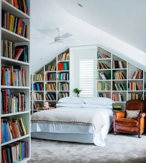 Libreria in camera da letto: 4 idee originali (più una) - Rebecca