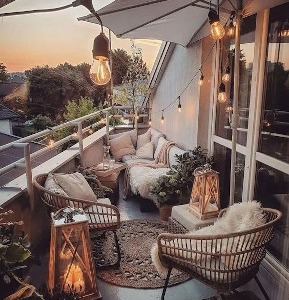 How to furnish a terrace in style while spending little money