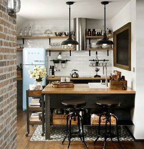 Texture and personality: how to furnish an industrial style kitchen!
