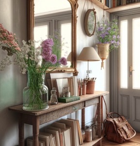 Romantic welcome: how to decorate a shabby chic entrance!