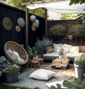 The relaxation corner in the garden: 4 ideas to better furnish it!